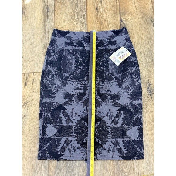 Lularoe Cassie Skirt Women's M Black Fitted Pull On Stretch NWT - Picture 6 of 9